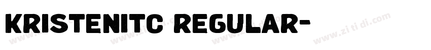kristenitc regular字体转换 kristenitc regular字体转换